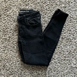 AE black jeggings